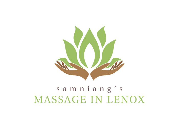 Samniang's Massage in Lenox Logo Design